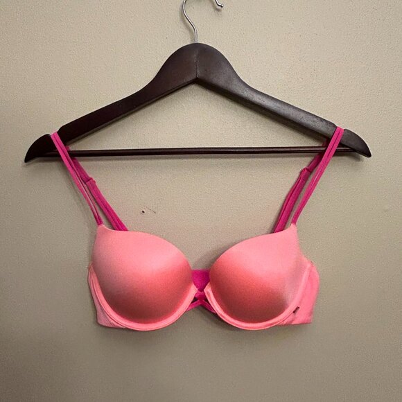 Victoria's Secret Women Very Sexy Padded Demi Pink/Peach 34C - Picture 1 of 16